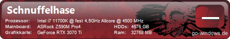 Intel I7 11700K + RTX 3070ti