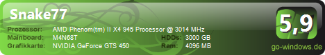 AMD Phenom II X4 945 3.0 GHZ