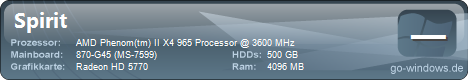 Spirits neuer pc xD