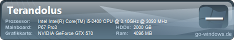 Gaming System (Sandy Bridge + Nvidia)