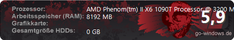 AMD Phenom II X6 Valmir Win7