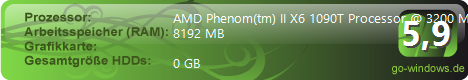 AMD Phenom II X6 Valmir Win7