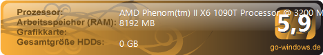 AMD Phenom II X6 Valmir Win7