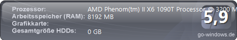 AMD Phenom II X6 Valmir Win7
