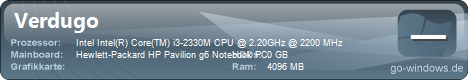 HP Pavilion G6-1219SG