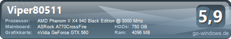 Viper80511's PC System