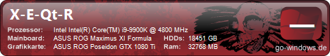 AREA-51 / i9 9900K OC Setup