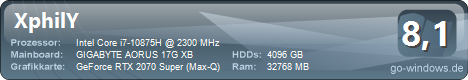 Aorus 17G XB