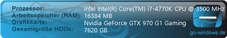 Zurafta's PC (Verkauft)