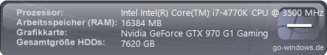 Zurafta's PC (Verkauft)