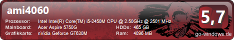 Acer Aspire 5750G