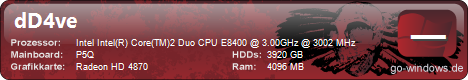 dD4ve's PC
