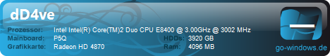 dD4ve's PC