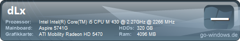 Acer Aspire 5741G