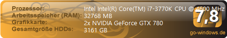 Intel Master 4000 3770K + 2x GTX 780