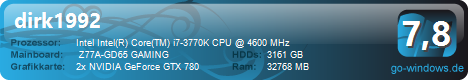 Intel Master 4000 3770K + 2x GTX 780