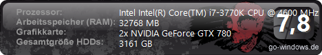 Intel Master 4000 3770K + 2x GTX 780