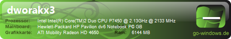 Hp Pavilion DV6 1315eg_2012