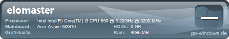 Acer Aspire 3910M