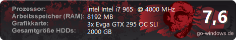 Intel i7 965 Xtreme PC