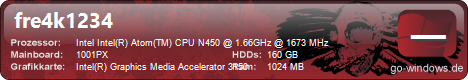 Netbook Acer Eee PC r105