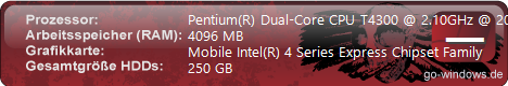 Degrades PC