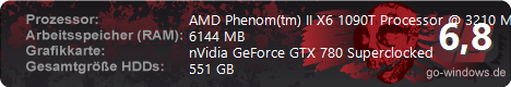 AMD Phenom II x6 1090t