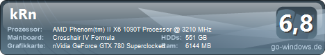 AMD Phenom II x6 1090t