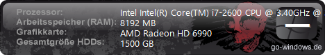 Mein PC: