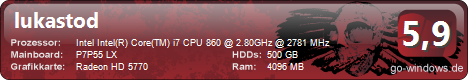 i7, 2xhd5770