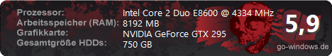 my E8600 Duo 3.3 @ 4.334 gh