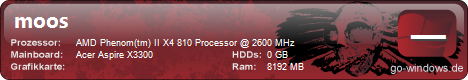 Acer Aspire X3300