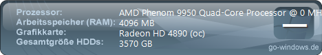 Phenom x4/Hd4890