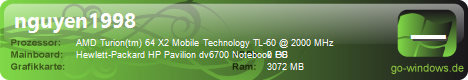 HP Pacilion dv6000
