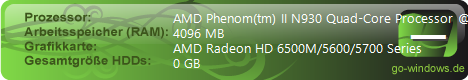 AMD Phenom™ II X4 Mobile