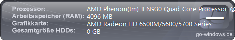 AMD Phenom™ II X4 Mobile