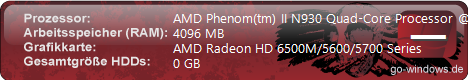 AMD Phenom™ II X4 Mobile