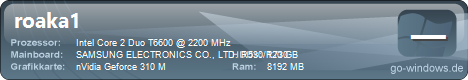 Notebook Samsung R730