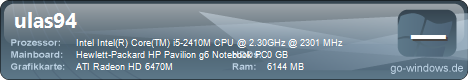 HP Pavilion g6-1015g