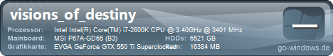 HTPC i7 2600K
