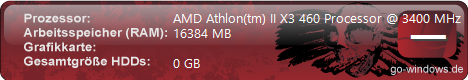 Step Athlon X3 460 16GB Ram