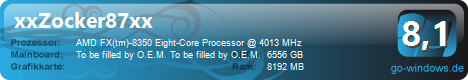 AMD FX-8350 Asus M5A97 EVO R2.0