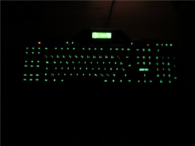Die G 510 mit Beleuchtung ( Hier Beispielsweise Grün)