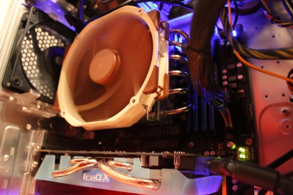 Perfekte Symbiose - Alter Kühler neuer Lüfter 150mm!