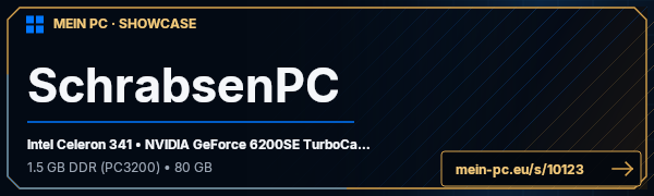 PC-Showcase SchrabsenPC von Schrabse auf MEIN PC