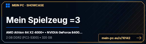 PC-Showcase Mein Spielzeug =3 von Subjected auf MEIN PC