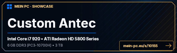 PC-Showcase Custom Antec von newsimi99 auf MEIN PC