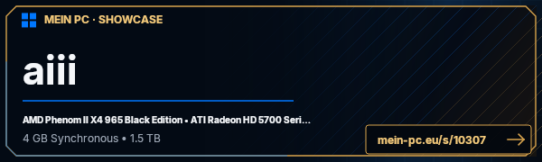 PC-Showcase aiii von W33DSH33P auf MEIN PC