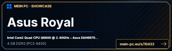 PC-Showcase Asus Royal von karuso auf MEIN PC