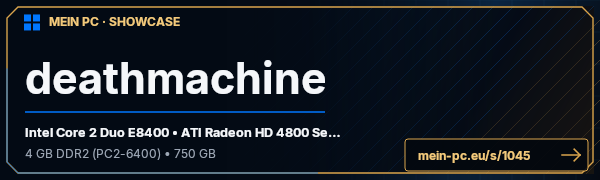 PC-Showcase deathmachine von r9m4n auf MEIN PC